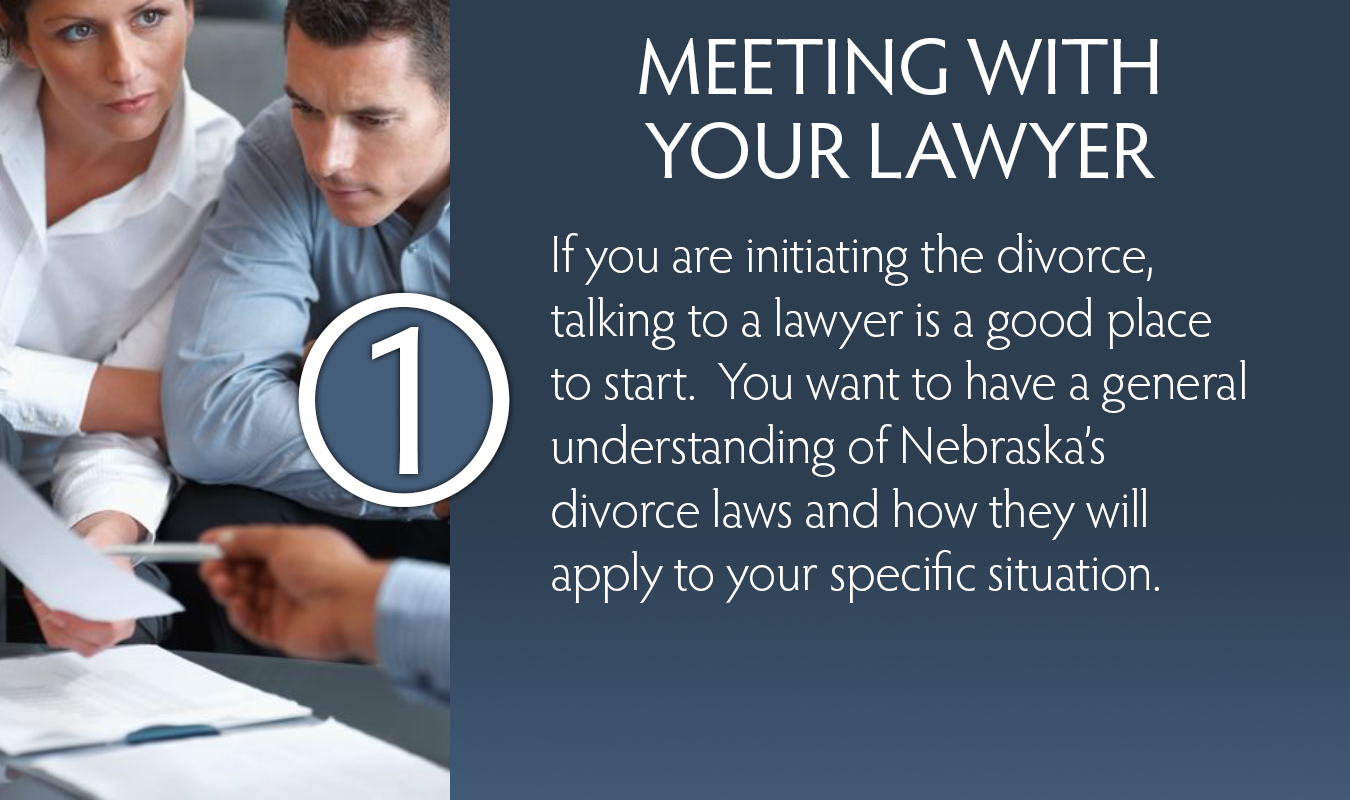 meeting with divorce lawyer