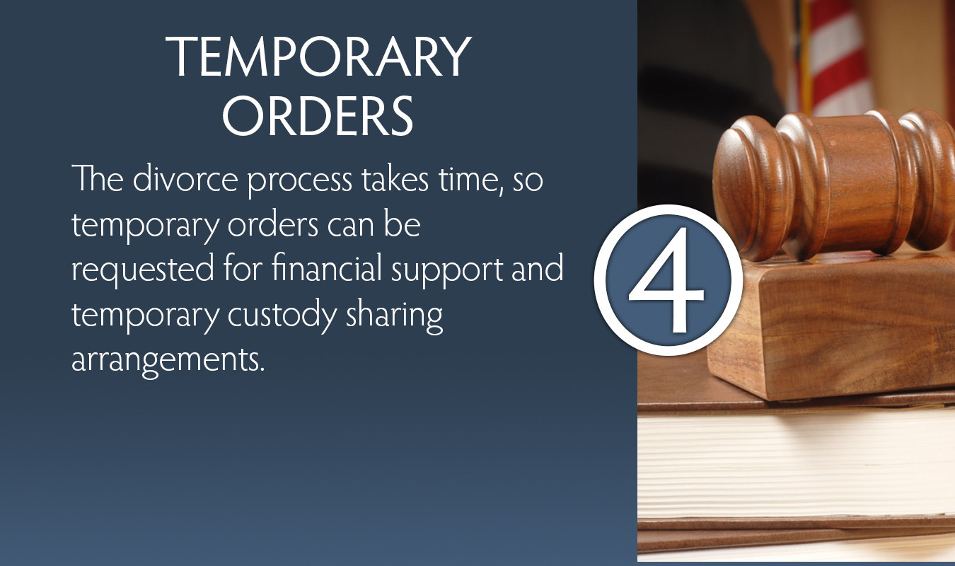 temporary orders for custody and support